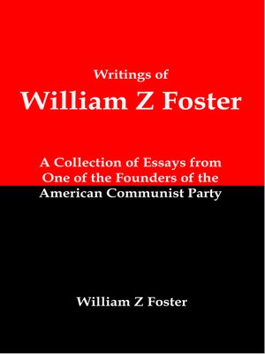 cover image of Writings of William Z Foster